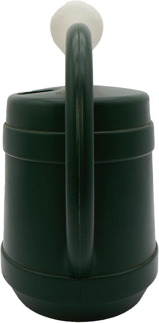 2 Gallon Large Capacity Plastic Garden Watering Can with Removable Spout and Dual Handle – Green Outdoor & Indoor Water Jug for Plants and Flowers